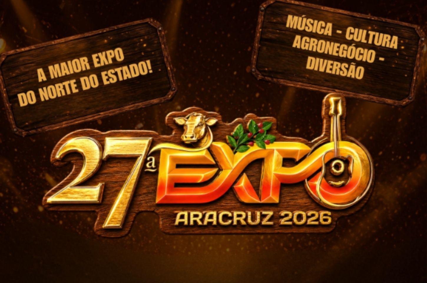 Expo Aracruz reúne shows nacionais, rodeio e atrações do setor agropecuário entre os dias 13 e 16 de agosto