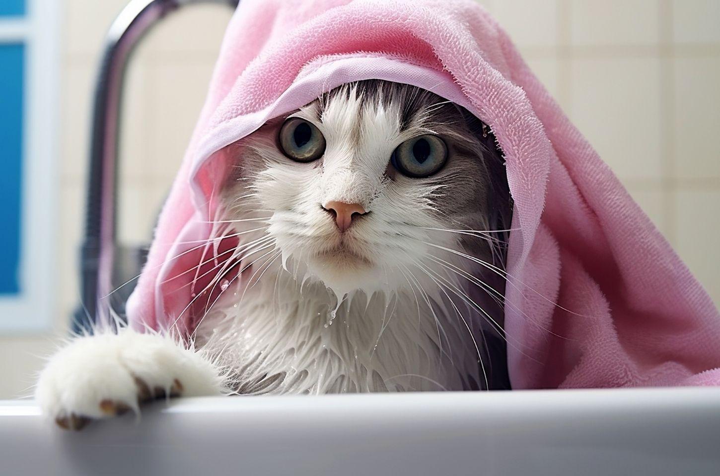 Gatos precisam tomar banho? Veja quando a higiene é necessária e os cuidados para evitar estresse