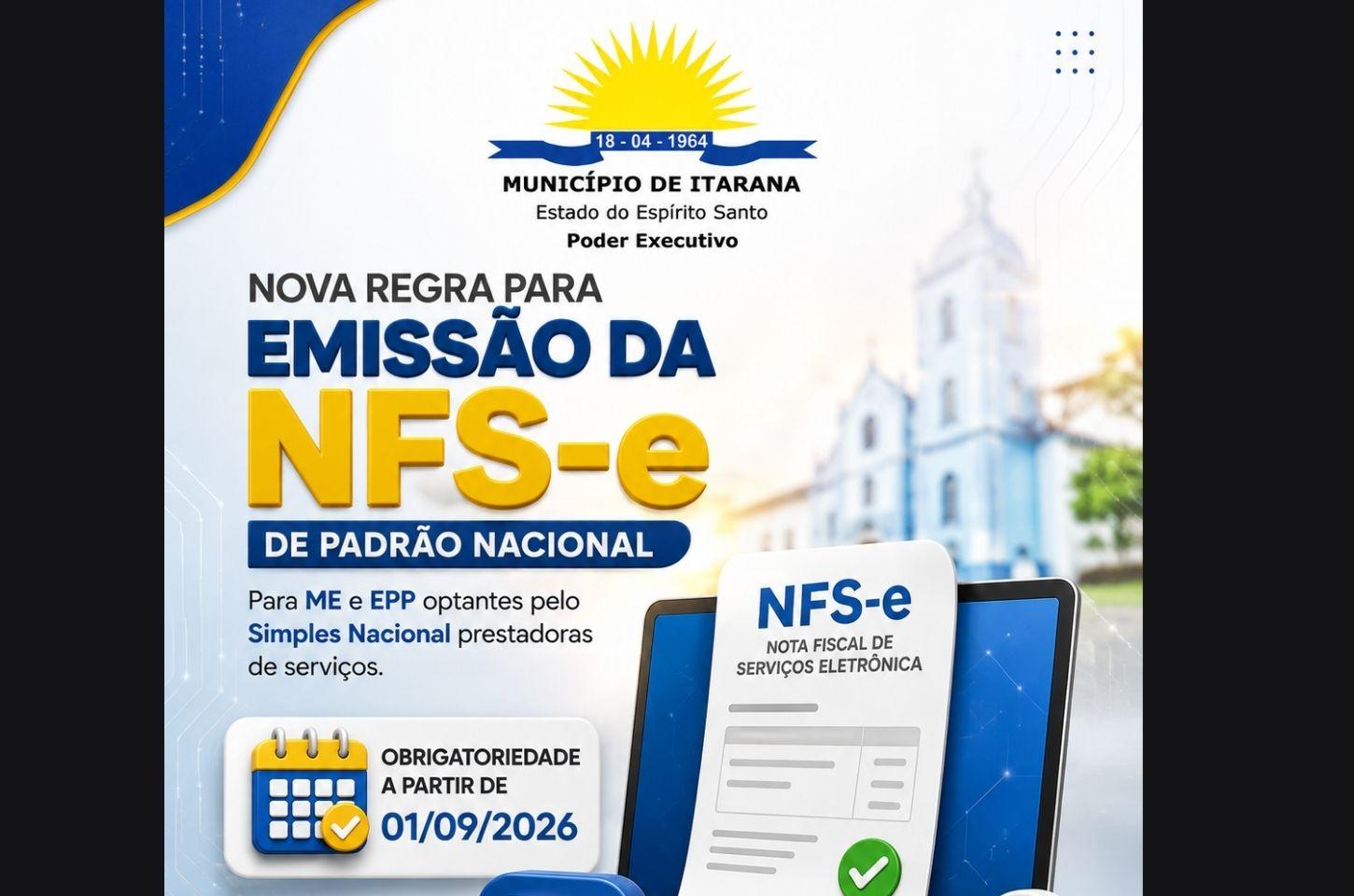 Itarana terá nova exigência para emissão de nota fiscal por empresas do Simples Nacional