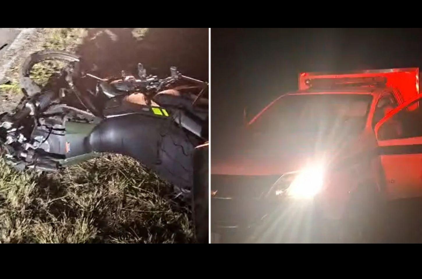 Motociclista morre após bater em retroescavadeira e ser atingido por outros veículos na Rodovia do Sol