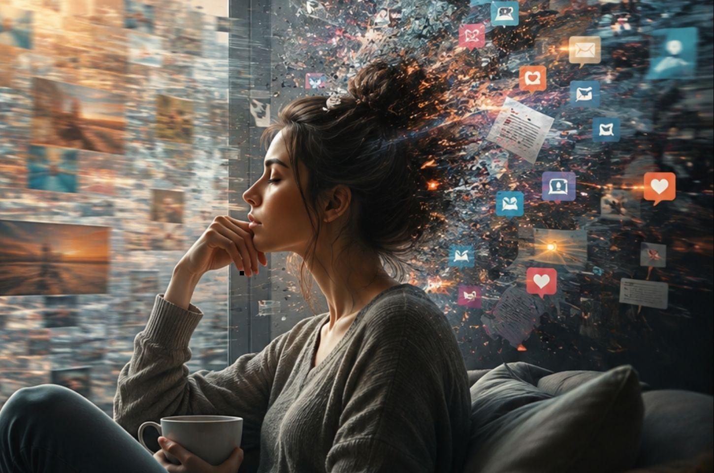 Quando o excesso de informação ocupa o espaço do pensamento