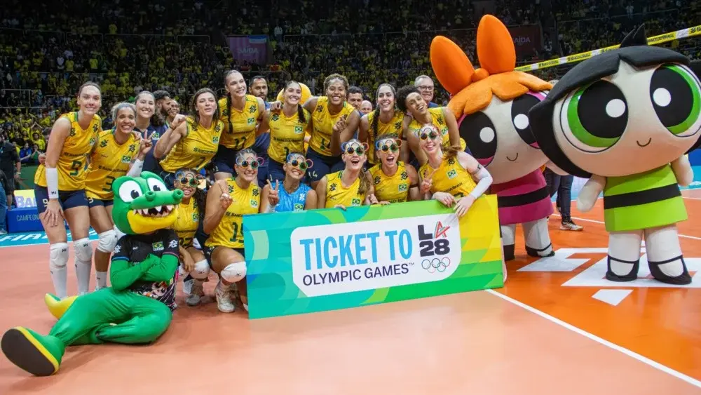 Brasil confirma hegemonia continental e carimba vaga para Los Angeles 2028 no vôlei feminino