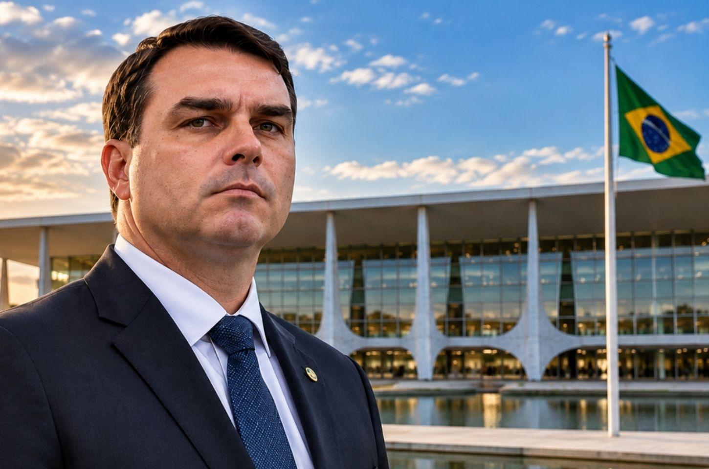 Flávio Bolsonaro alcança 51% no DF em eventual segundo turno contra Lula, aponta Datafolha