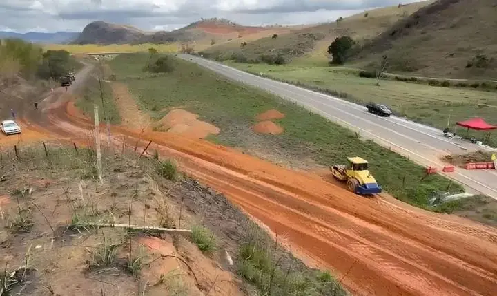 BR-259: novo acesso provisório pode reduzir desvio enfrentado por motoristas em João Neiva