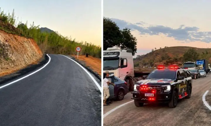 Desvio na BR-259 é liberado e restabelece ligação entre trechos da rodovia em João Neiva