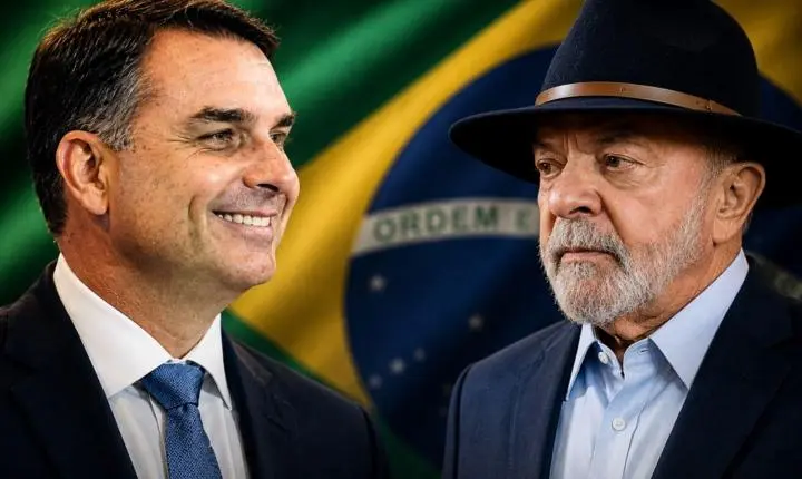 PoderData/Aya aponta empate técnico entre Flávio Bolsonaro e Lula no segundo turno